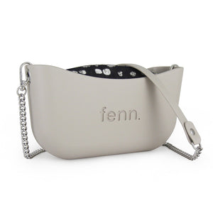 Fenn Collection - Classic Mushroom Grey Cross Body Handbag Small