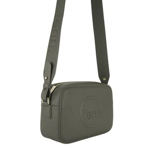 Fenn Collection - Cross Body Army Green With Gold Zip