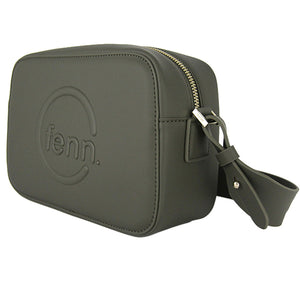 Fenn Collection - Cross Body Army Green With Gold Zip