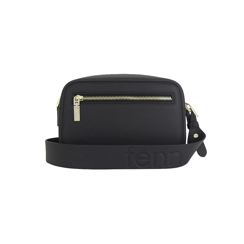 Fenn Collection - Cross Body Black With Gold Zip