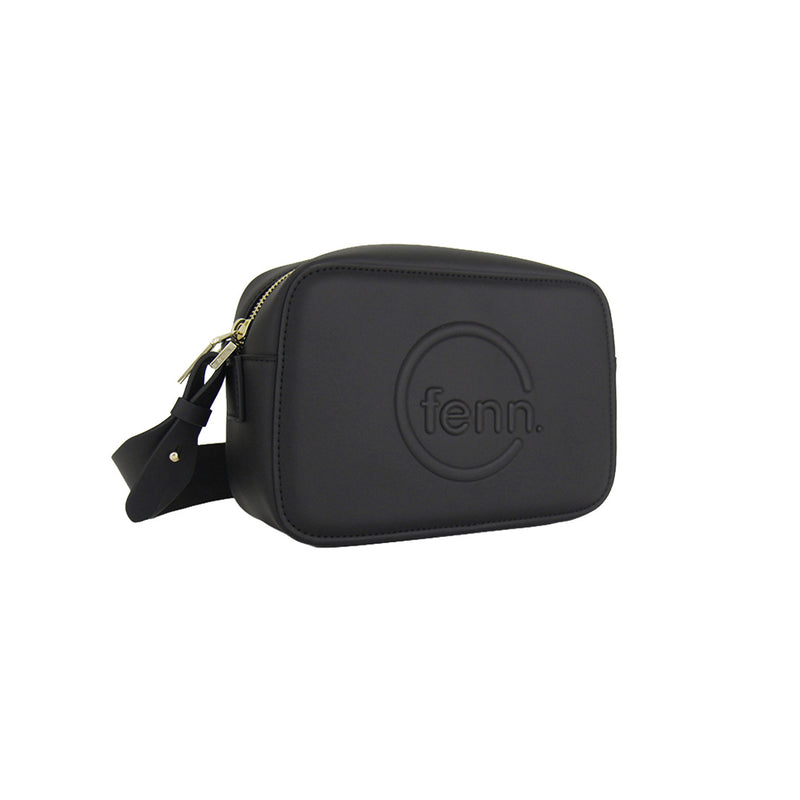 Fenn Collection - Cross Body Black With Gold Zip