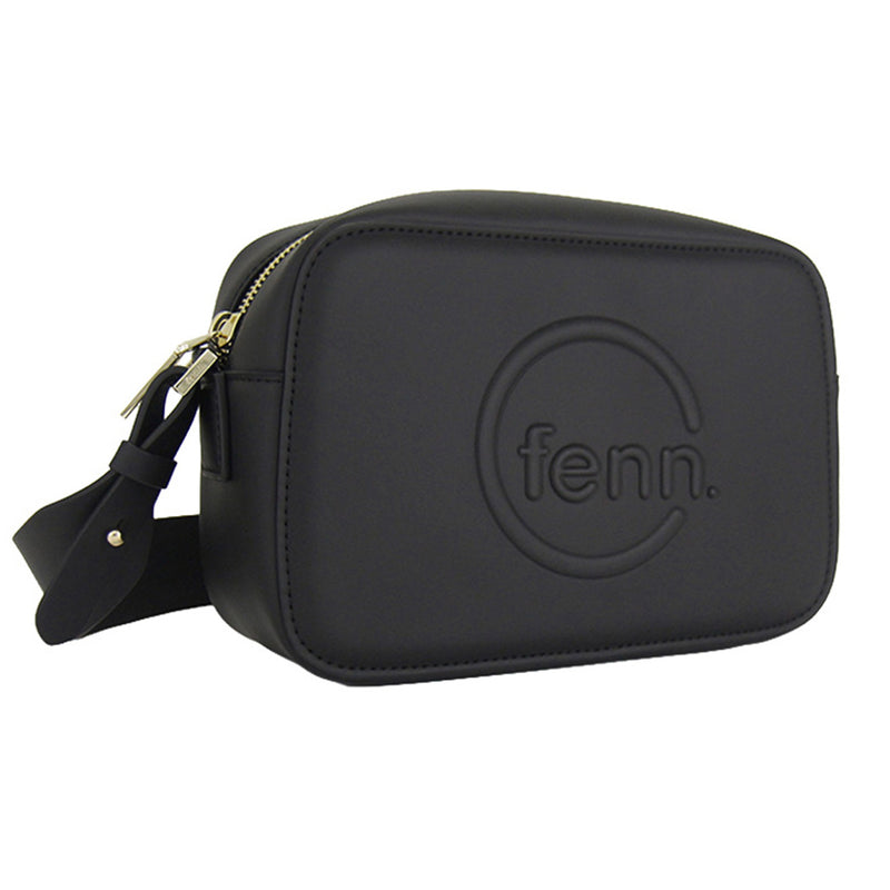 Fenn Collection - Cross Body Black With Gold Zip