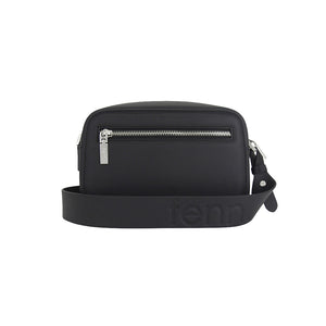 Fenn Collection - Cross Body Black With Silver Zip