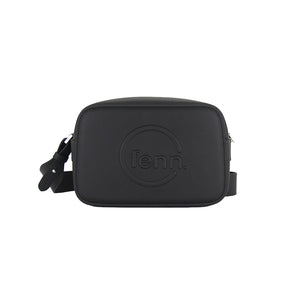 Fenn Collection - Cross Body Black With Silver Zip