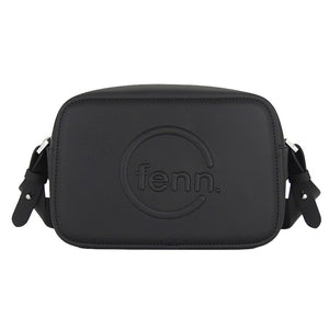 Fenn Collection - Cross Body Black With Silver Zip