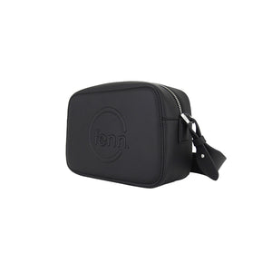Fenn Collection - Cross Body Black With Silver Zip