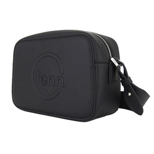 Fenn Collection - Cross Body Black With Silver Zip