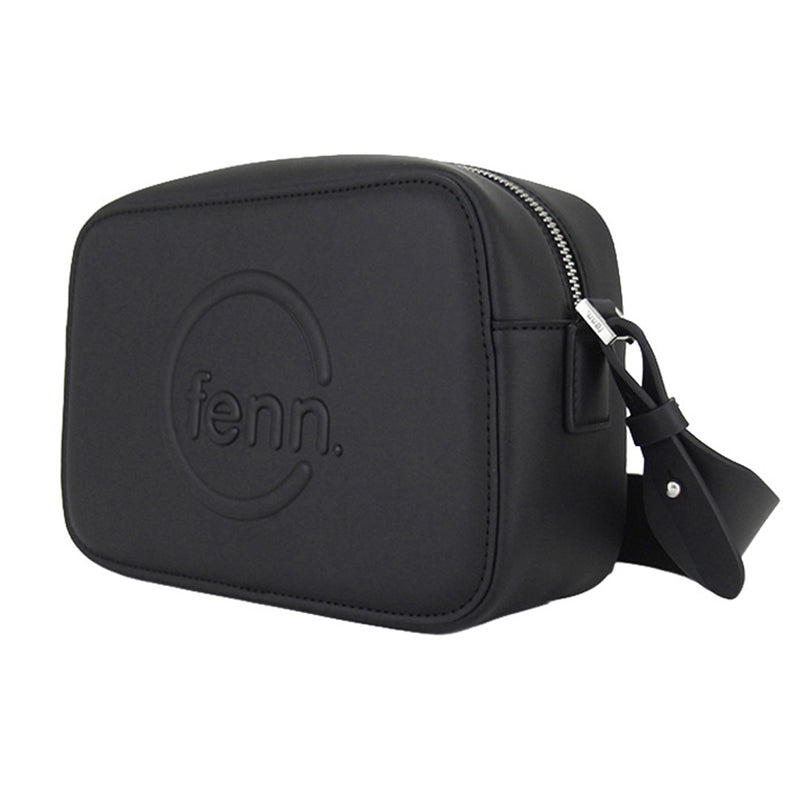 Fenn Collection - Cross Body Black With Silver Zip