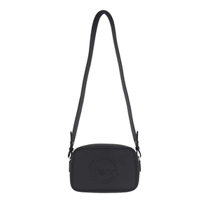 Fenn Collection - Cross Body Black With Silver Zip