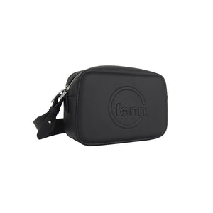 Fenn Collection - Cross Body Black With Silver Zip