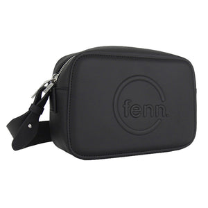 Fenn Collection - Cross Body Black With Silver Zip