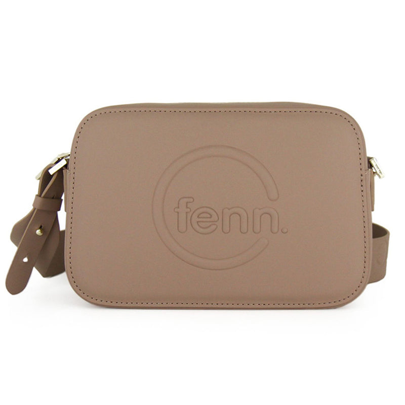 Fenn Collection - Cross Body Cappuccino  With Gold Zip