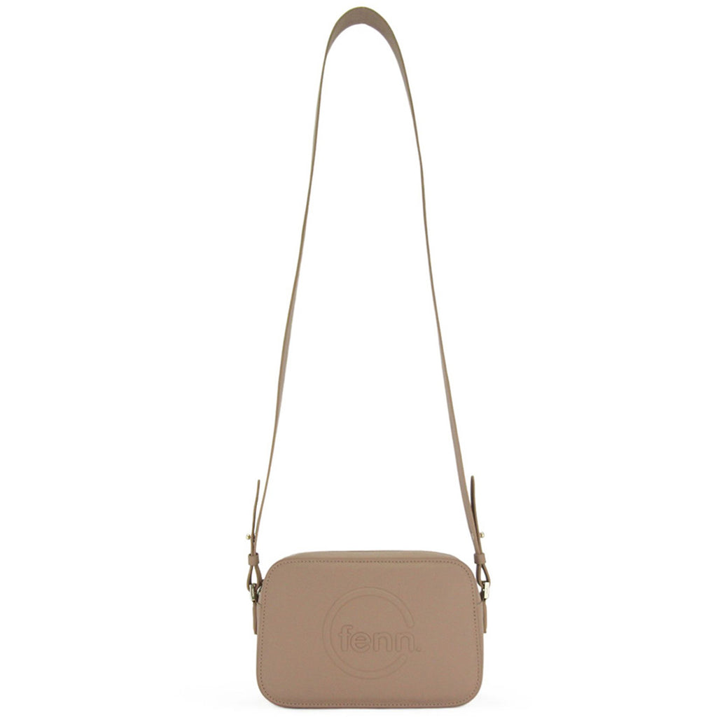 Fenn Collection - Cross Body Cappuccino  With Gold Zip
