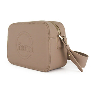 Fenn Collection - Cross Body Cappuccino  With Gold Zip