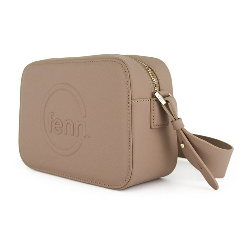 Fenn Collection - Cross Body Cappuccino  With Gold Zip