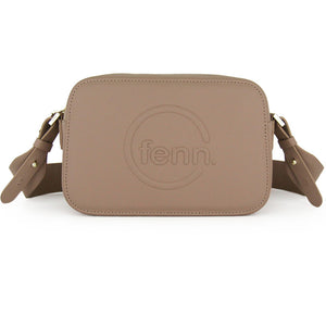Fenn Collection - Cross Body Cappuccino  With Gold Zip