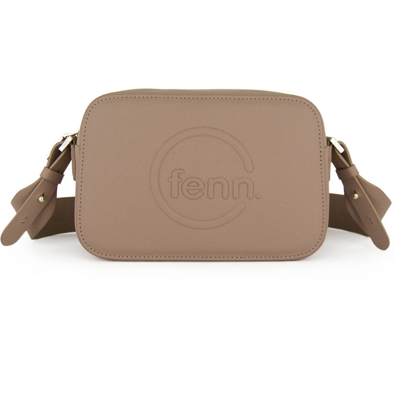 Fenn Collection - Cross Body Cappuccino  With Gold Zip