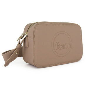 Fenn Collection - Cross Body Cappuccino  With Gold Zip
