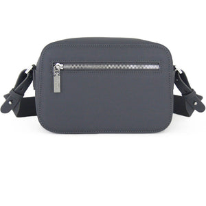 Fenn Collection - Cross Body Charcoal With Silver Zip