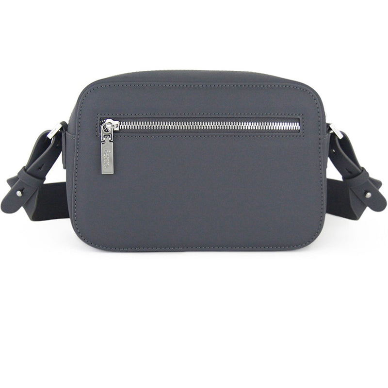 Fenn Collection - Cross Body Charcoal With Silver Zip