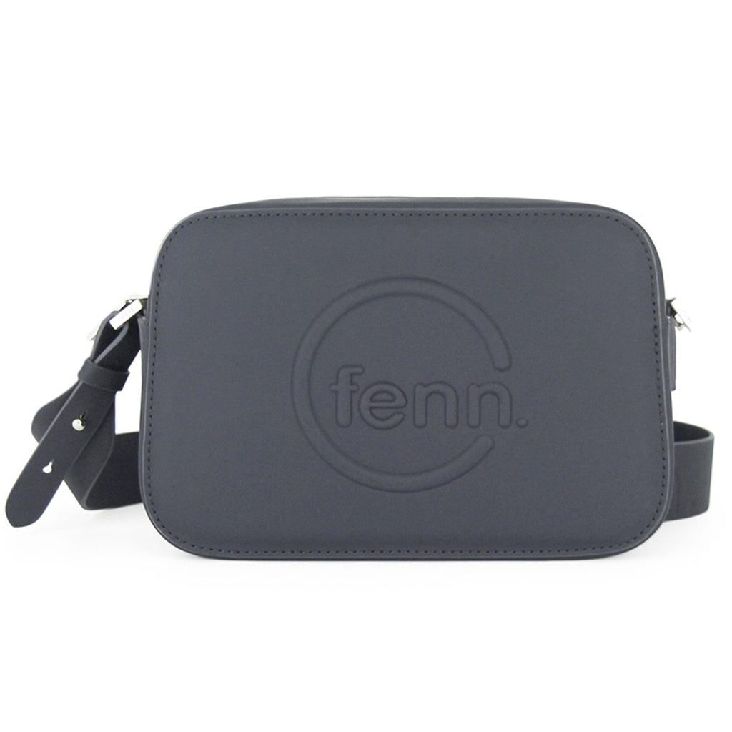 Fenn Collection - Cross Body Charcoal With Silver Zip
