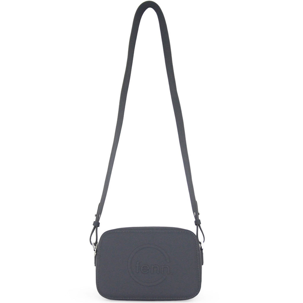 Fenn Collection - Cross Body Charcoal With Silver Zip