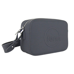 Fenn Collection - Cross Body Charcoal With Silver Zip
