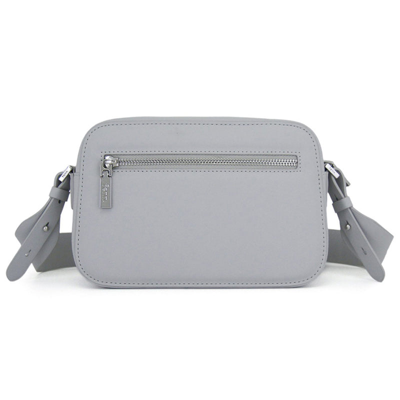 Fenn Collection - Cross Body Grey With Silver Zip