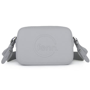 Fenn Collection - Cross Body Grey With Silver Zip