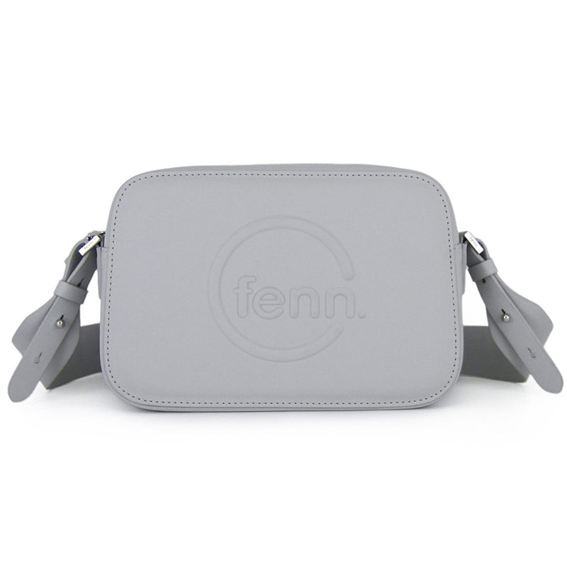 Fenn Collection - Cross Body Grey With Silver Zip