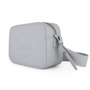 Fenn Collection - Cross Body Grey With Silver Zip