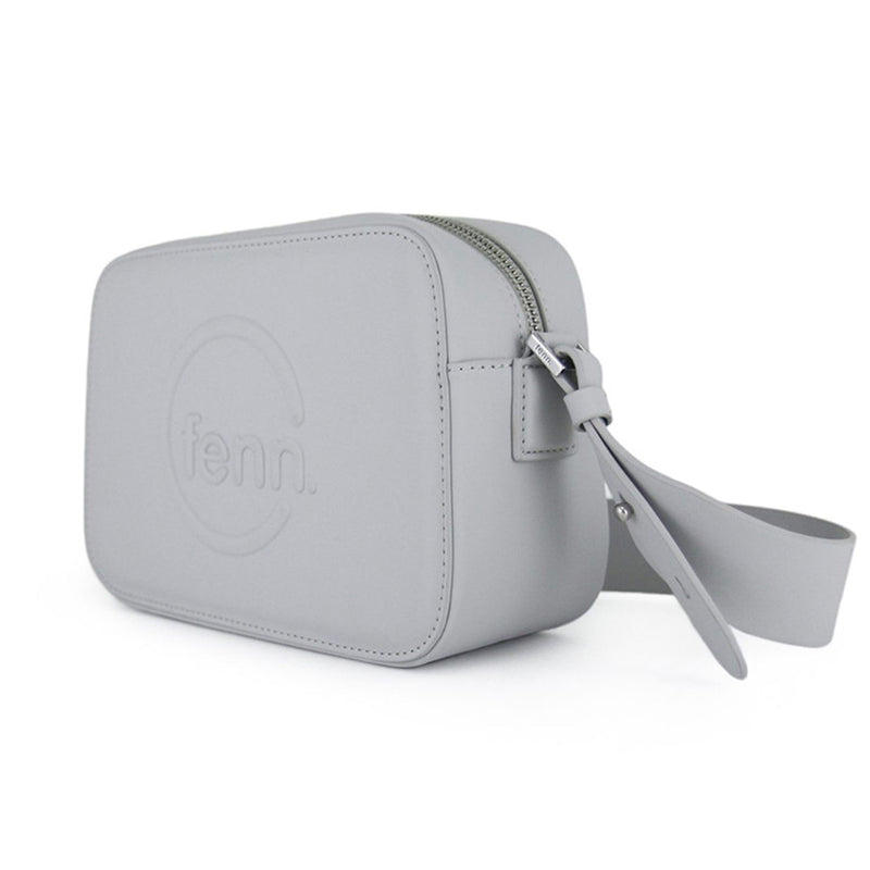 Fenn Collection - Cross Body Grey With Silver Zip