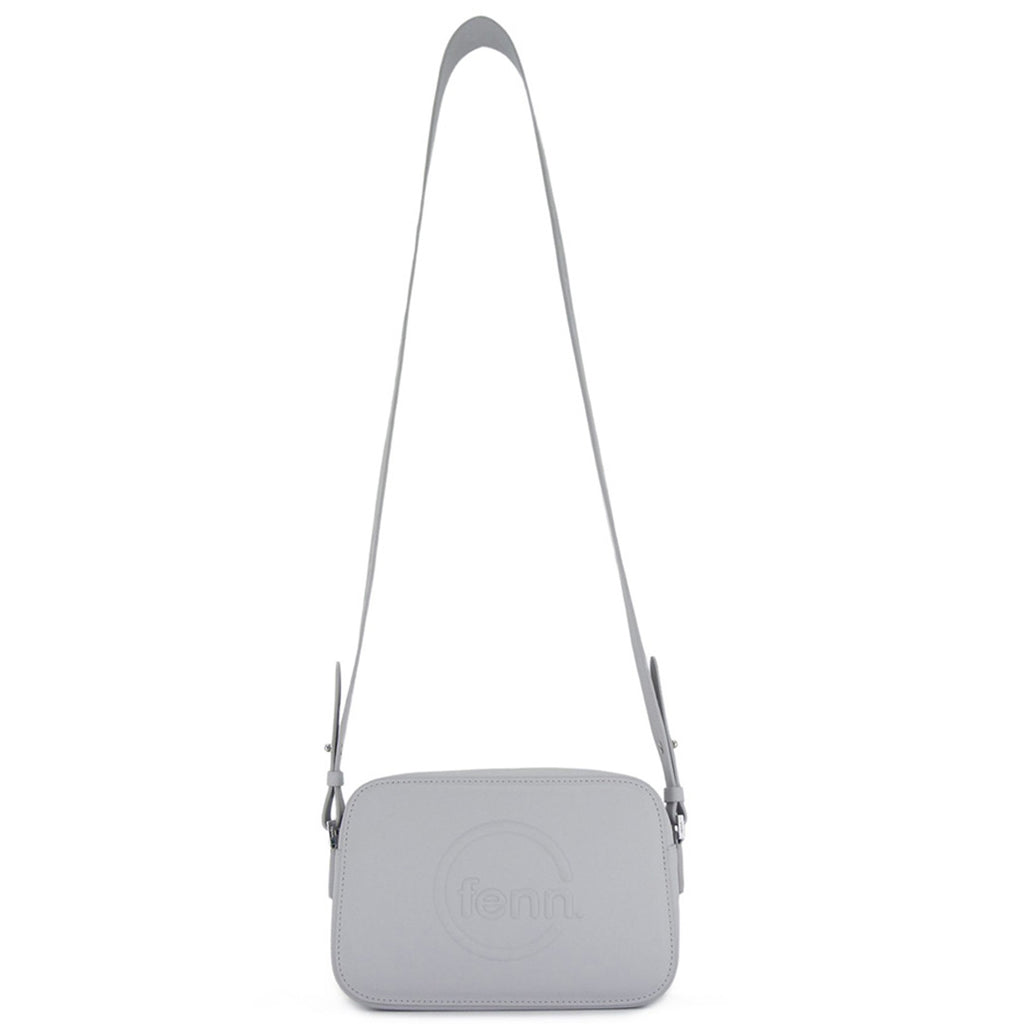 Fenn Collection - Cross Body Grey With Silver Zip