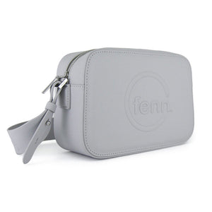 Fenn Collection - Cross Body Grey With Silver Zip