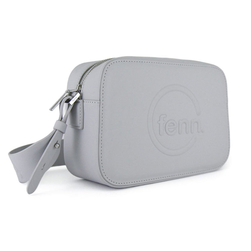 Fenn Collection - Cross Body Grey With Silver Zip