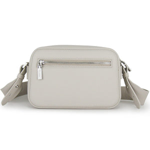 Fenn Collection - Cross Body Mushroom Grey With Silver Zip
