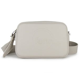 Fenn Collection - Cross Body Mushroom Grey With Silver Zip