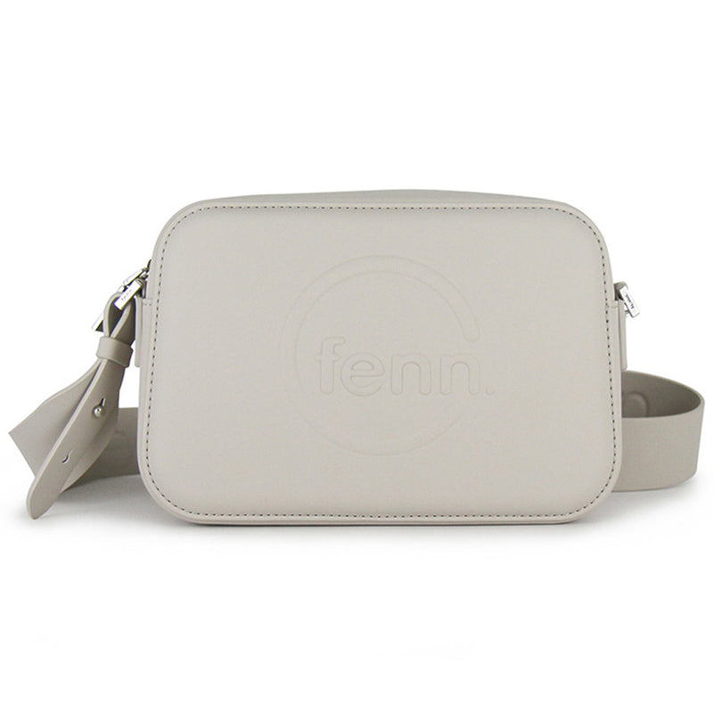 Fenn Collection - Cross Body Mushroom Grey With Silver Zip
