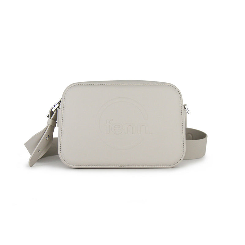 Fenn Collection - Cross Body Mushroom Grey With Silver Zip