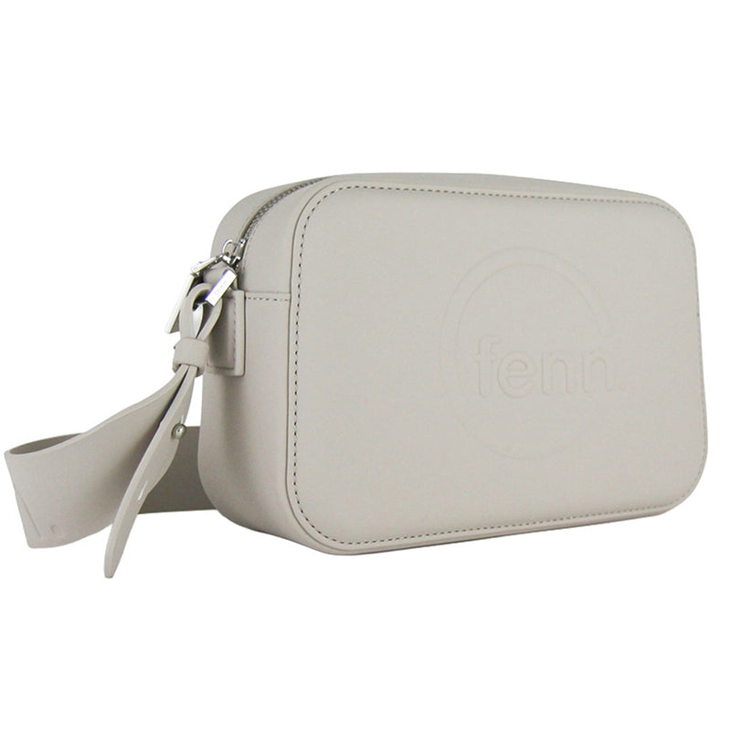 Fenn Collection - Cross Body Mushroom Grey With Silver Zip