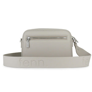 Fenn Collection - Cross Body Mushroom Grey With Silver Zip