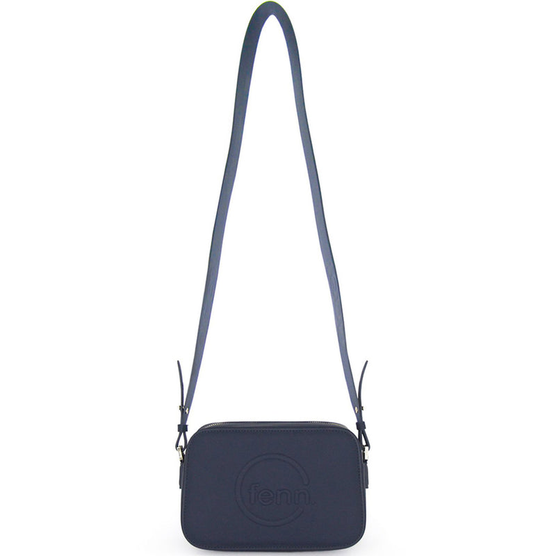 Fenn Collection - Cross Body Navy With Gold Zip