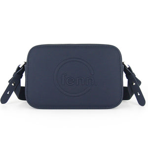 Fenn Collection - Cross Body Navy With Silver Zip