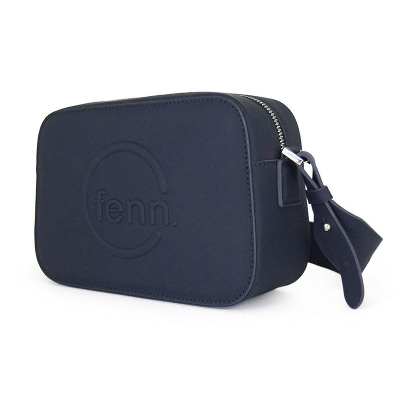 Fenn Collection - Cross Body Navy With Silver Zip