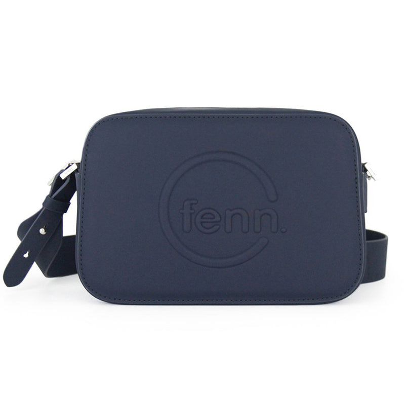 Fenn Collection - Cross Body Navy With Silver Zip