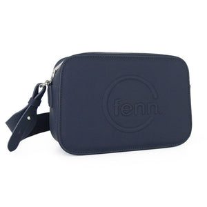 Fenn Collection - Cross Body Navy With Silver Zip