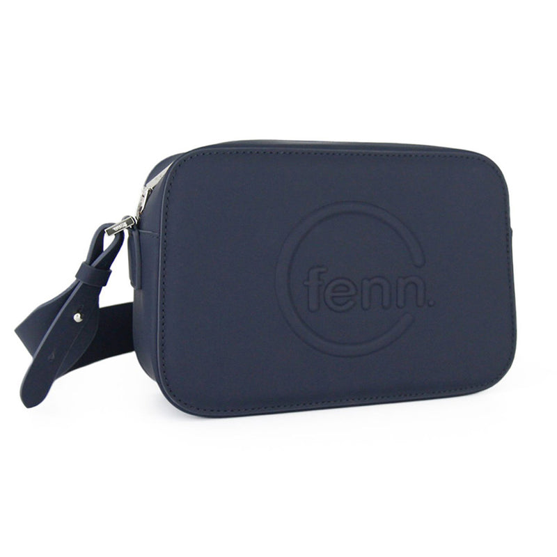 Fenn Collection - Cross Body Navy With Silver Zip