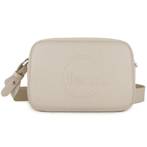 Fenn Collection - Cross Body Off White With Silver Zip