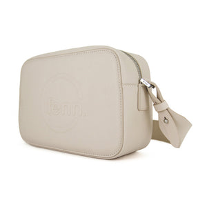 Fenn Collection - Cross Body Off White With Silver Zip