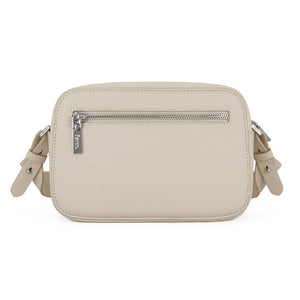 Fenn Collection - Cross Body Off White With Silver Zip